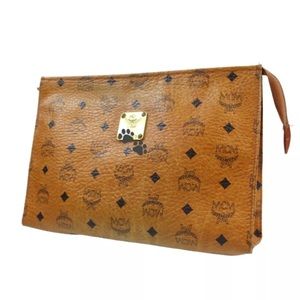 vintage MCM MUCHEN POUCH AUTHENTIC